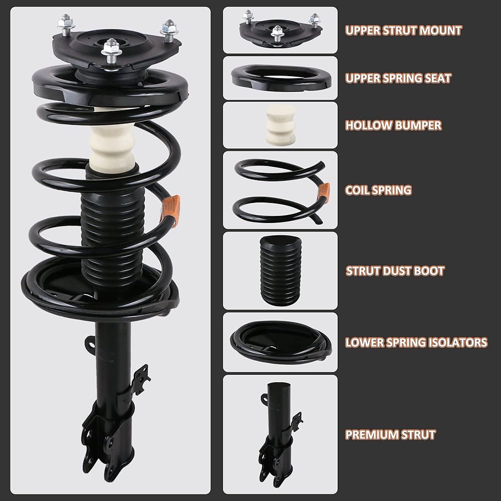 専用 specialgifts Amazon.com: MOSTPLUS Front Pair Complete Strut Spring